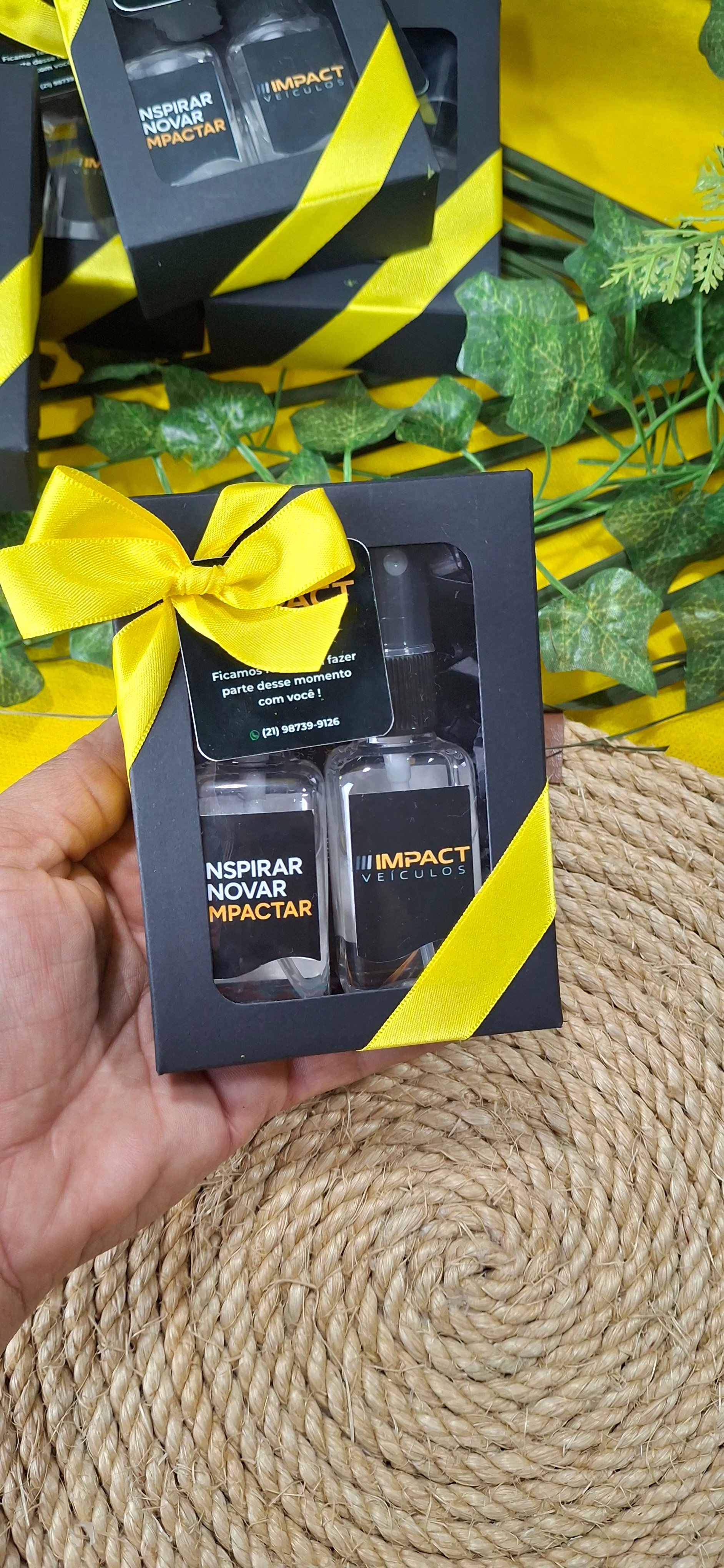 Kit aromatizador de carros e ambientes personalizado