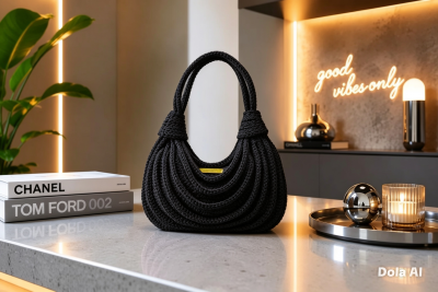 Bolsas Tranças de Crochê