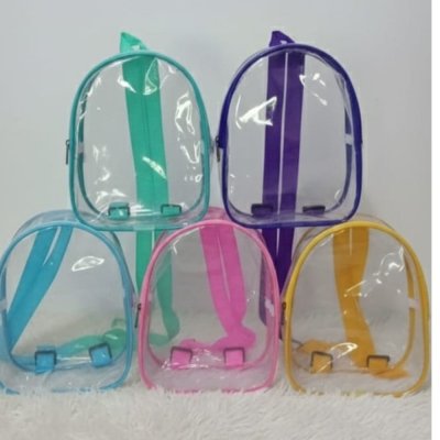 Mochila Transparente para Festa