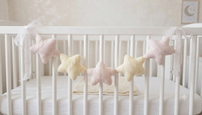 Varal estrelinhas em tricot