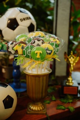Pirulito personalizado futebol