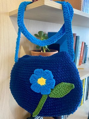 Bolsa com Flor - Coleção Afetos