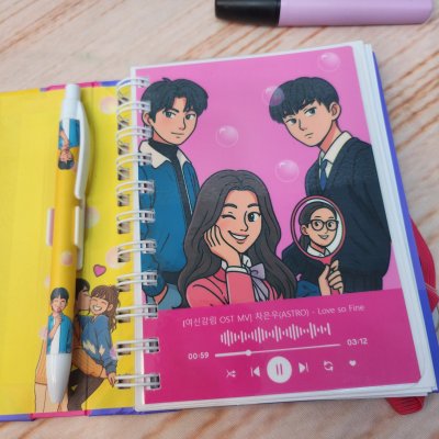 Caderno A6 Meu Dorama Personalizado