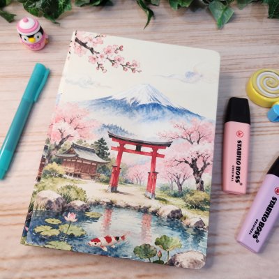 Caderno Sketchbook Jardim Ocidental A5 l journal l Desenho l Anot