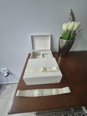 Caixa convite para padrinhos de casamento ou batismo