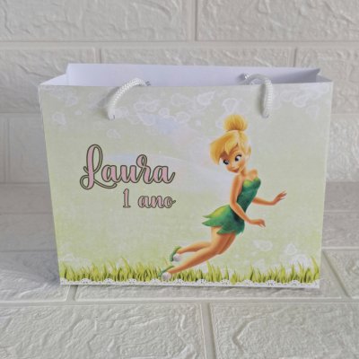 Sacolinha Personalizada Tinker Bell Lembrancinha Infantil