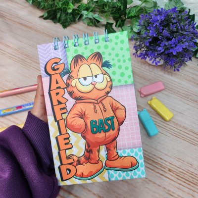 Caderneta Blocao Garfield Personalizado
