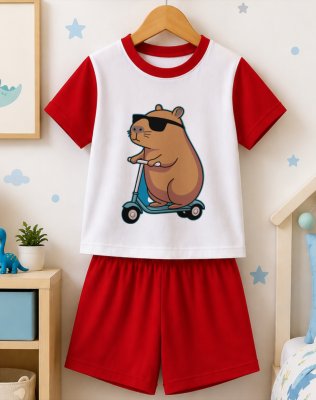 Pijama infantil capivara personalizado de menino
