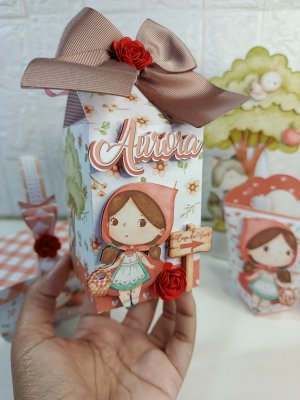 Personalizados Chapeuzinho vermelho 20 peças