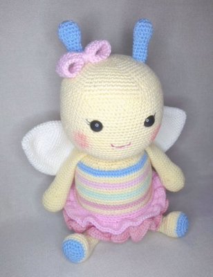 Abelha amigurumi