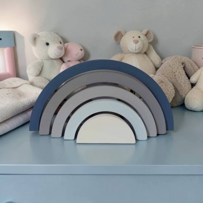 Arco iris de mdf /arco iris decoração de quarto infantil / enfeite de festa, adorno em mdf