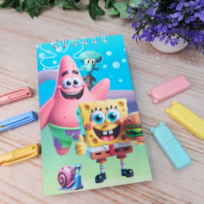 Caderneta Blocao Bob Esponja Personalizado