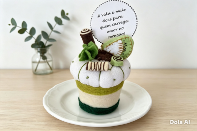 Lembrancinhas cupcakes decorativos