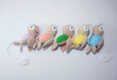 Varal de berço tartaruga Tutty