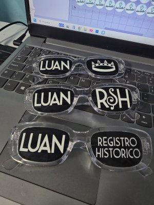 Óculos personalizado Luan Santana Registro Histórico