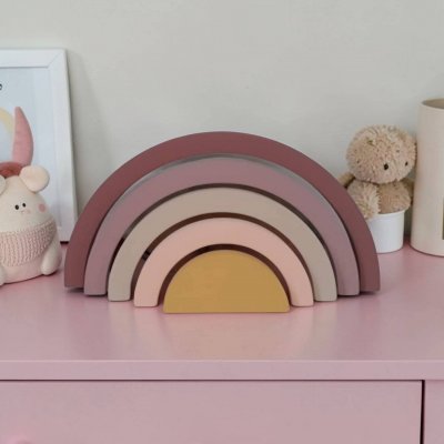 Arco iris de mdf /decoração de quarto infantil / enfeite de festa, adorno em mdf