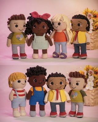 Boneca Mini Mim Caracterizado com a Criança (personalizados)