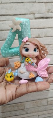 Vela Topo Sereia Ariel