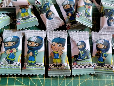 100 Balas personalizadas