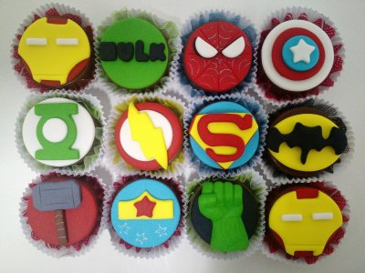 Pão de mel personalizado Heróis