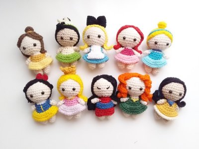 Kit mini princesas da Disney