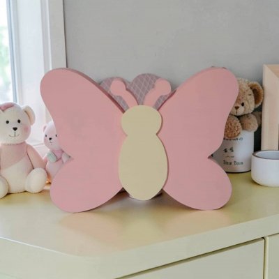 Borboleta de mdf decorativa / decoração de quarto e festa infanti