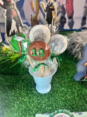 Pirulito de chocolate Fortnite