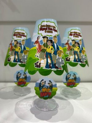10 Abajur Centro de mesa Os irmãos Kratts