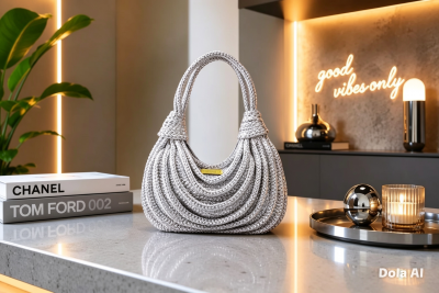 Bolsas Tranças de Crochê