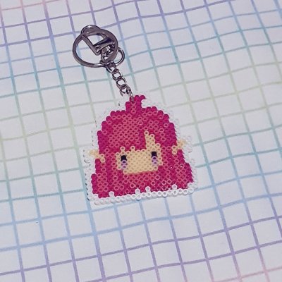 Chaveiro das Elfas | Vtuber | Hama Beads | PixelArte