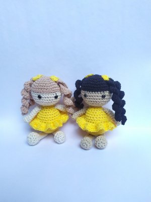 Bonequinha amigurumi