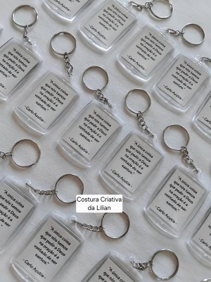 Chaveiro Lembrancinha São Carlo Acutis - 25 unidades