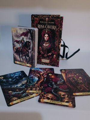 Oráculo Lenormand Rosa Caveira
