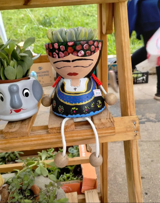 Vaso artesanal Fridinha