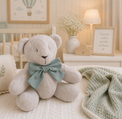 Urso M em tricot