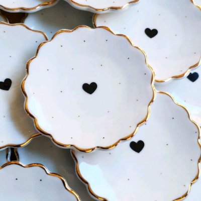 Pratinhos de porcelana personalizados