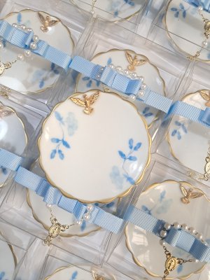 Porta joia do dia em porcelana