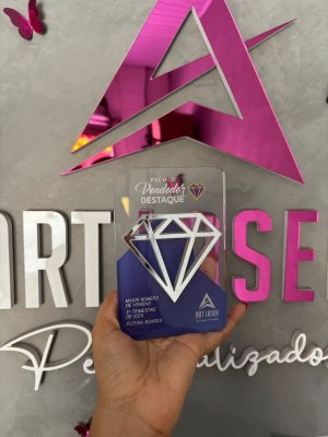 Trofeu Premiação Diamante