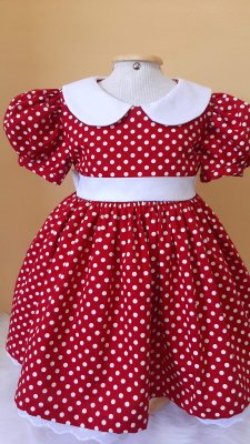 Vestido minnie infantil