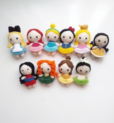 Kit mini princesas da Disney