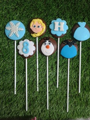 Pirulito de chocolate Frozen