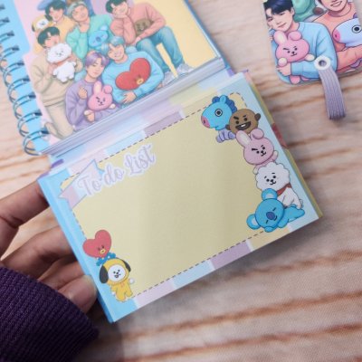 Agenda Escolar Bts Personalizada
