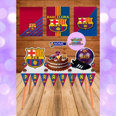 Kit festa Só um bolinho Barcelona.