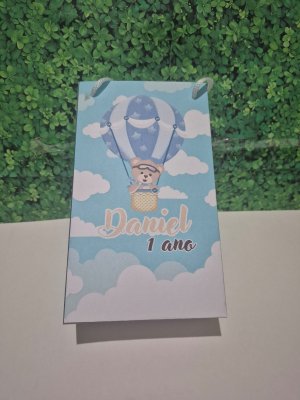 PEGUE E MONTE - Sacola personalizada Tamanho M 17x10