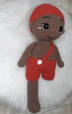 Saci Perere Crochê Amigurumi