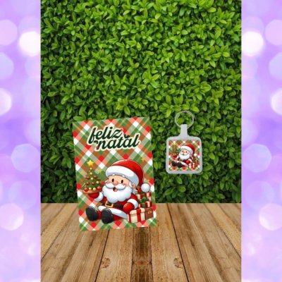 Bloquinhos e Chaveiros Natal "qualquer Tema"- lembrancinhas.