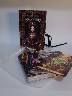 Oráculo Lenormand Rosa Caveira