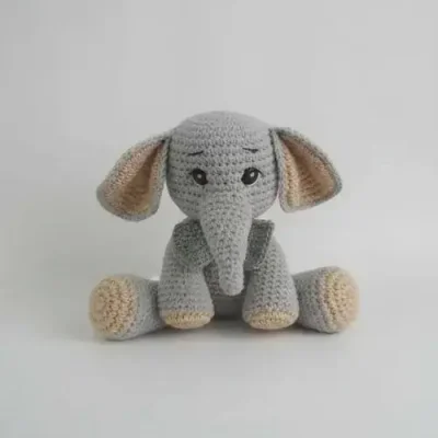 Elefante Crochê Amigurumi