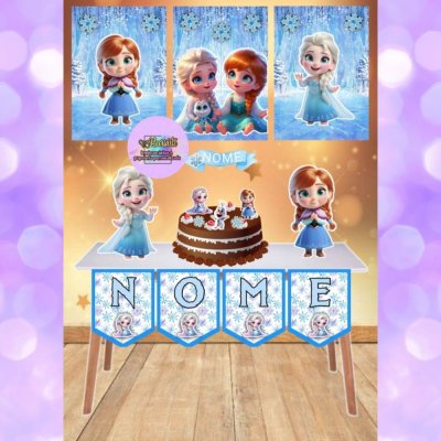 Kit festa Só um bolinho Frozen Baby.