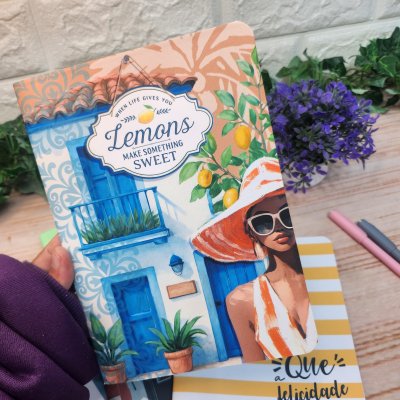Caderno Midori Spring Moments Kit 4 unidades l A5 Midori l Anotaç